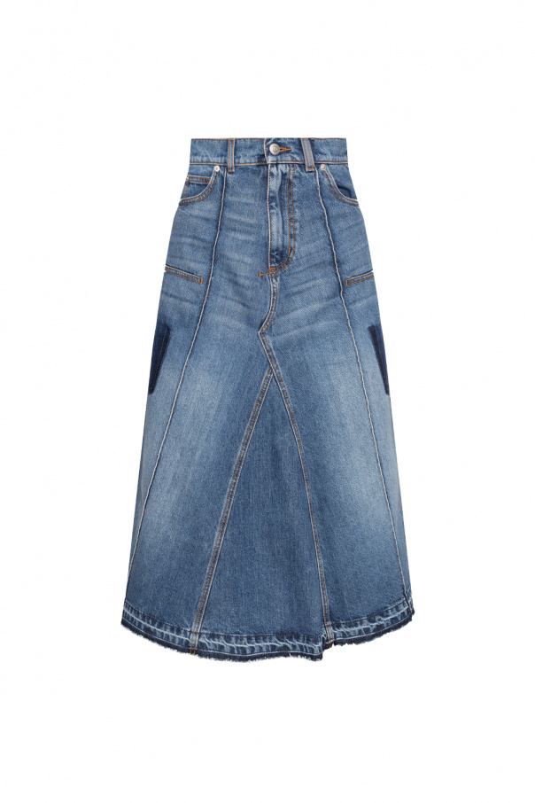 Alexander McQueen Denim skirt