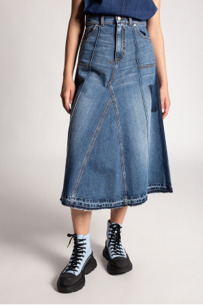 Alexander McQueen Denim skirt