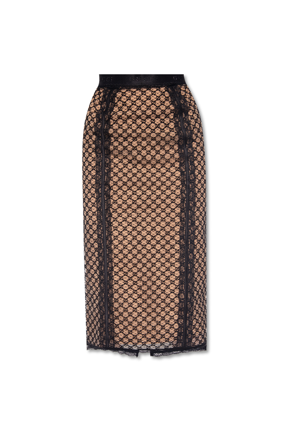 gucci knitted Lace skirt