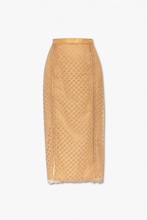 Gucci Lace pencil skirt