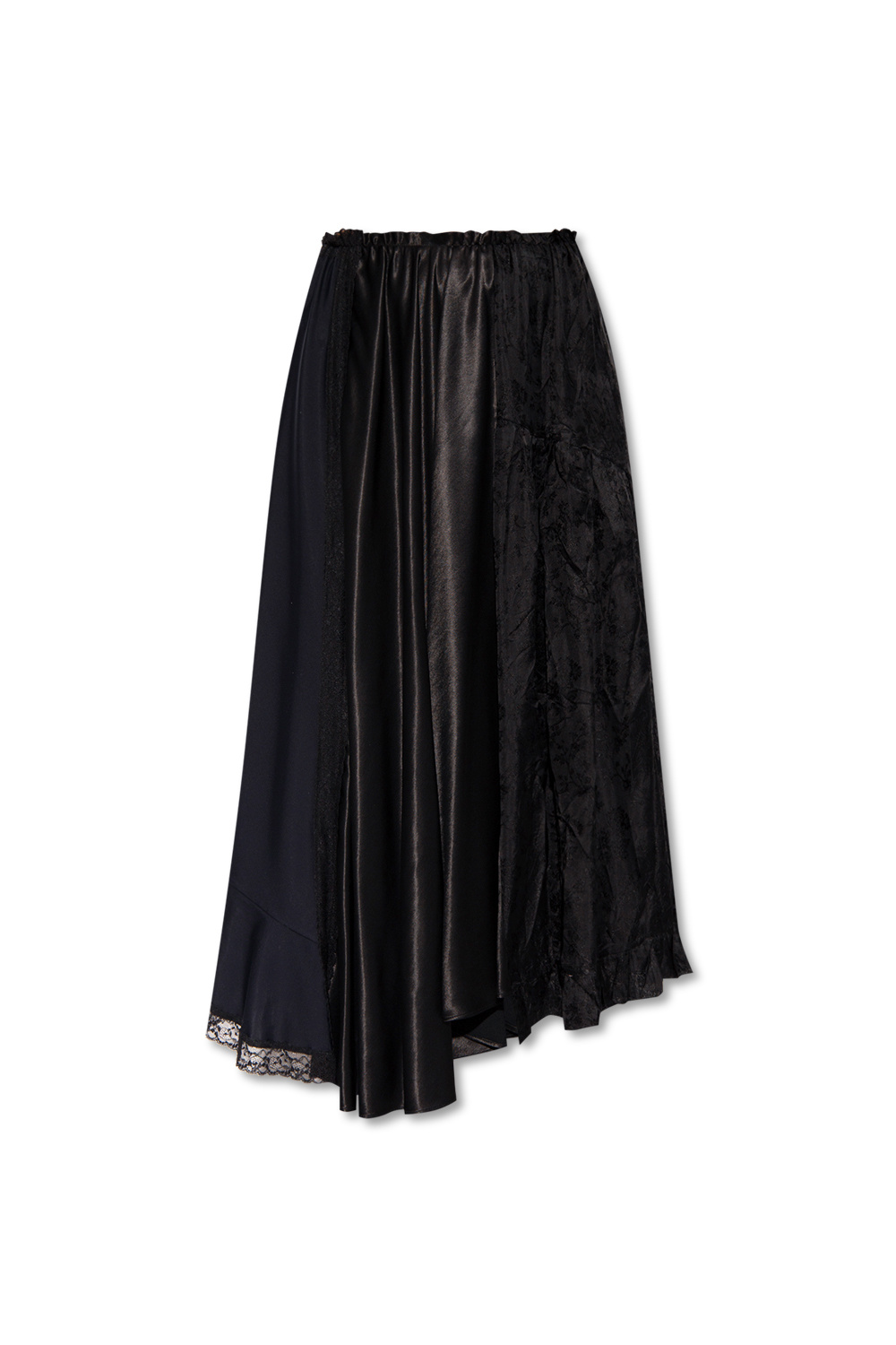 Balenciaga BALENCIAGA SKIRT IN CONTRASTING FABRICS