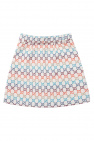 Gucci Kids WHITE Monogram skirt