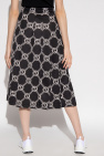 gucci Ouroboros Skirt with monogram