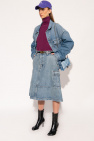 Balenciaga Oversize denim skirt