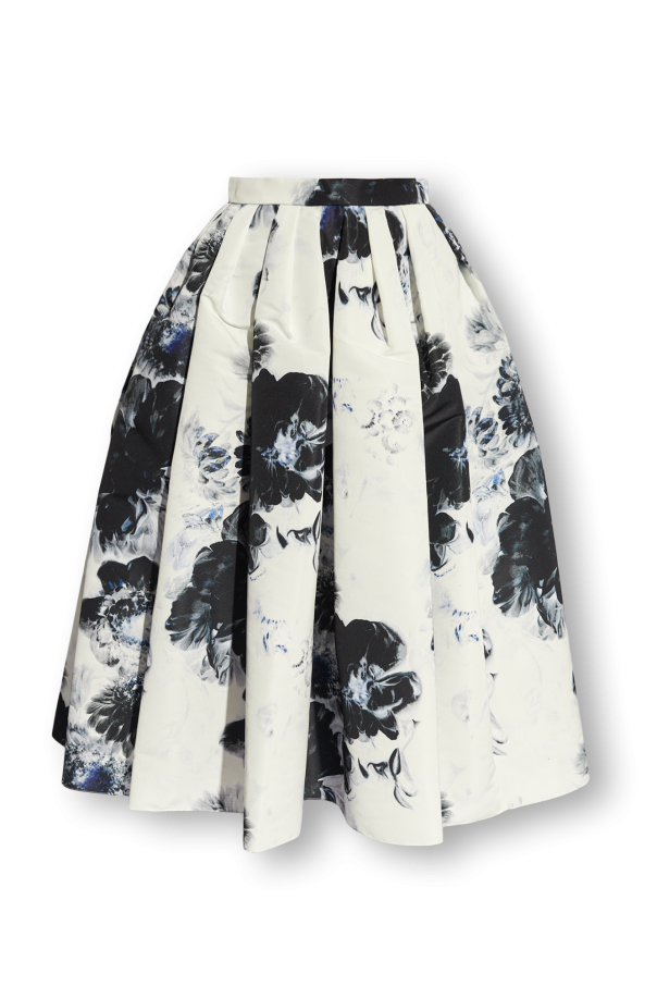 Skirt with floral motif od Alexander McQueen