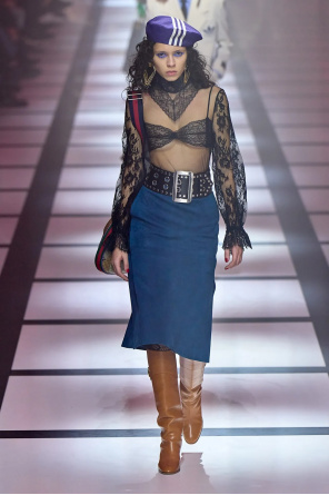 Gucci Zamszowa spódnica