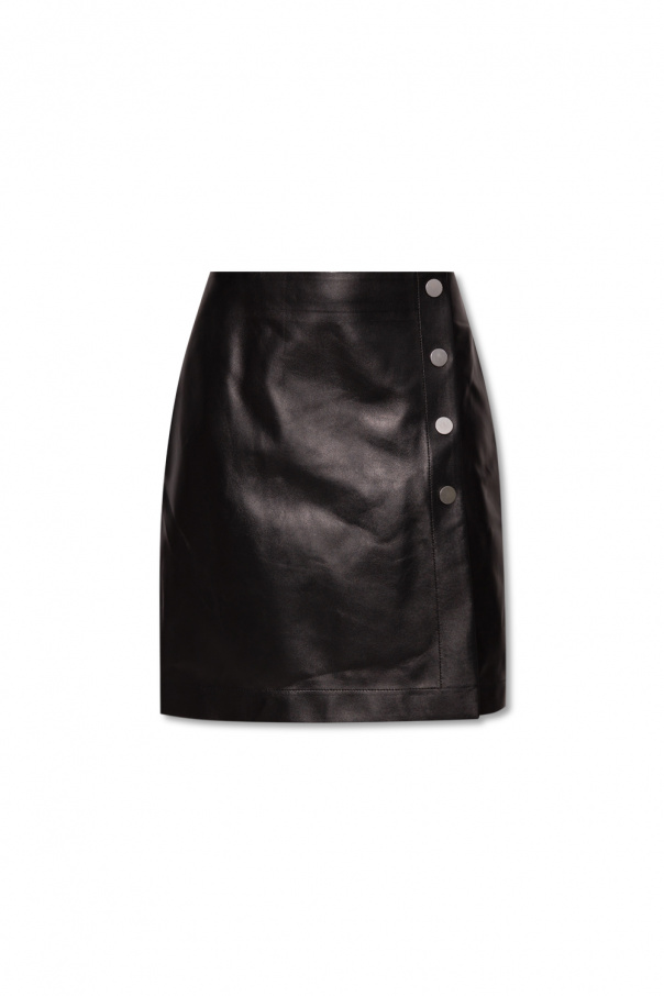 bottega WITH Veneta Leather skirt