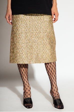Gucci Lurex skirt