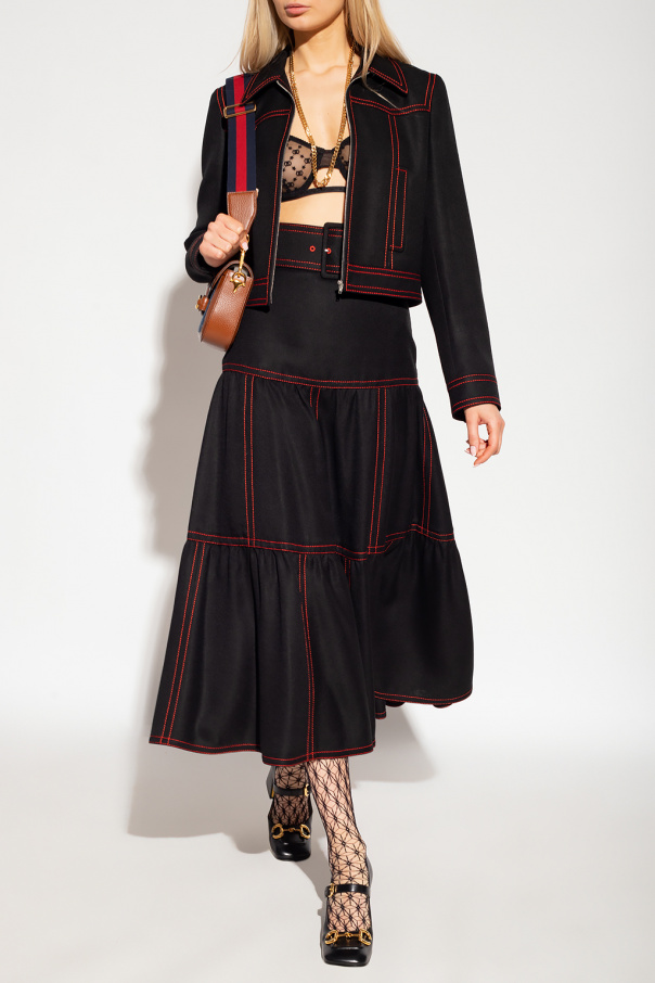 gucci Brings Skirt with belt
