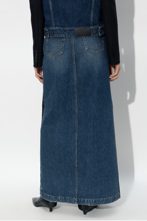 Stella McCartney Denim skirt with vintage effect