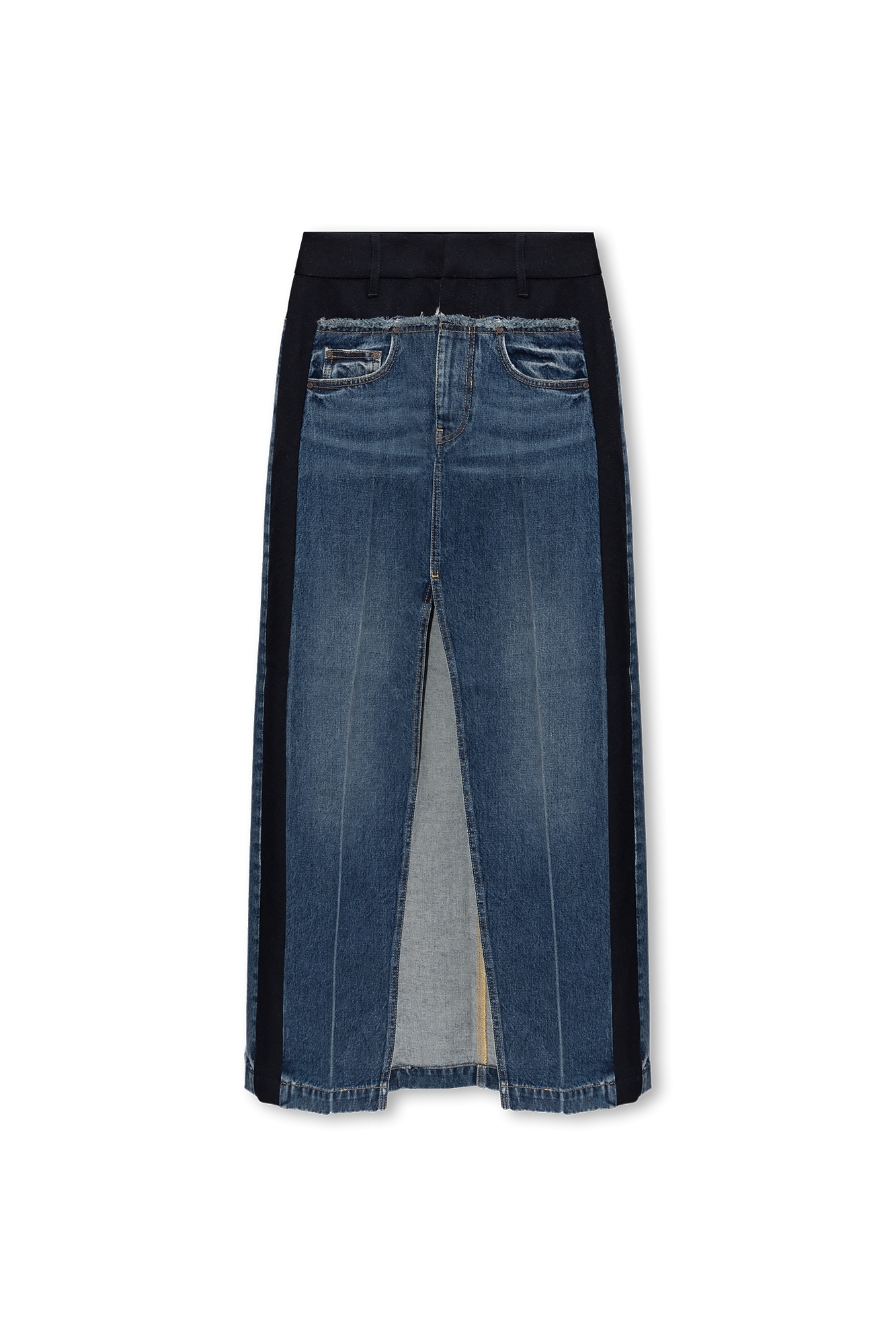 Stella McCartney Denim skirt with vintage effect