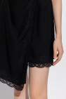 Alexander McQueen Lace-trimmed skirt