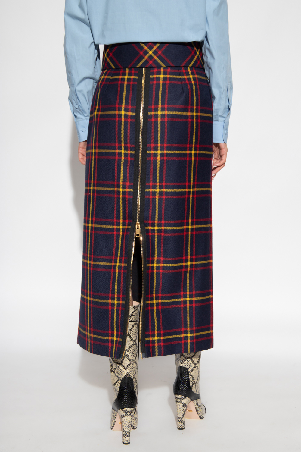 Gucci Checked skirt