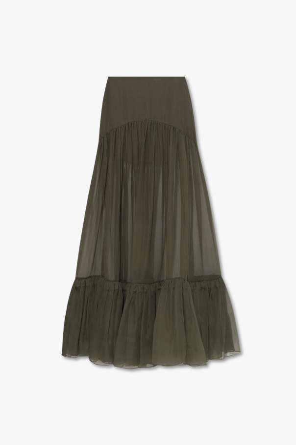 Saint Laurent Silk maxi skirt