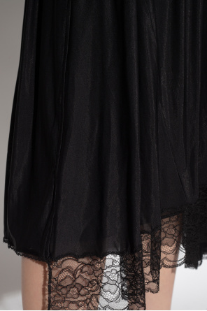 Balenciaga Spódnica z koronkowym wykończeniem
