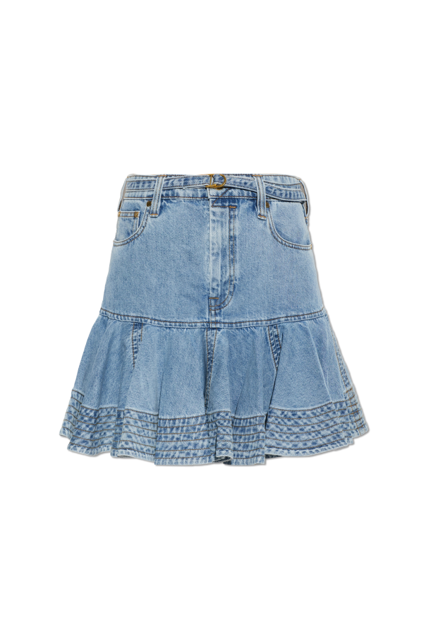 Denim skirt with belt od Zimmermann