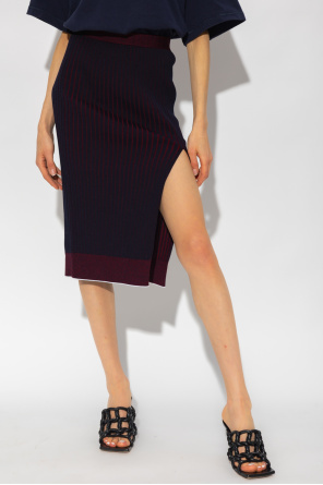 Bottega Light Veneta Ribbed skirt