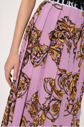 Versace jeans mid-rise Couture Pleated skirt