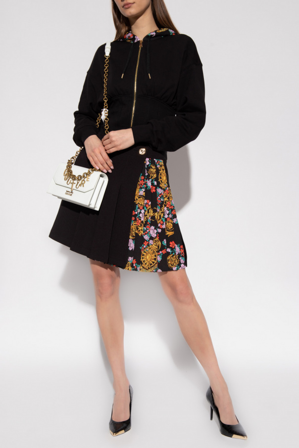 Versace Jeans Couture Skirt with Sun Flower Garland motif