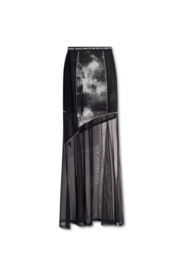 Versace Jeans Couture Semi-sheer skirt