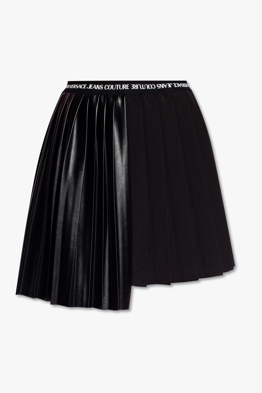 Versace jeans nero Couture Pleated skirt