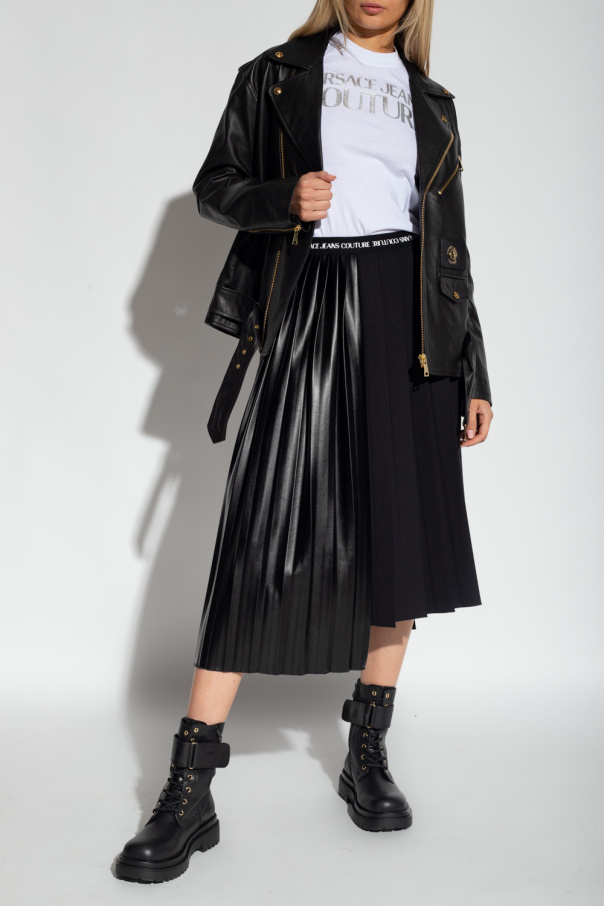 Mens Abstract Shorts Pleated skirt