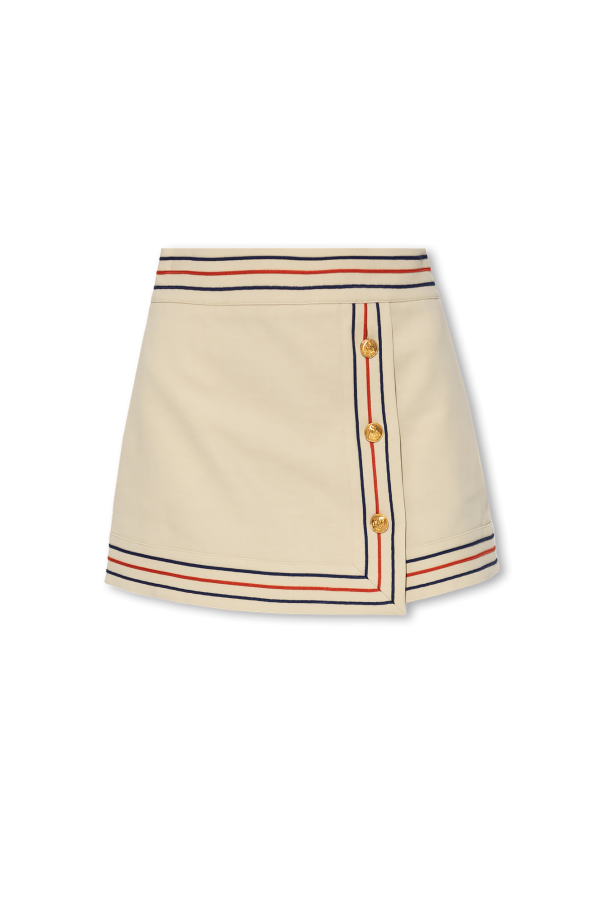 Mini skirt od embroidered Gucci