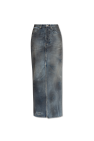 Balenciaga Denim skirt with vintage effect