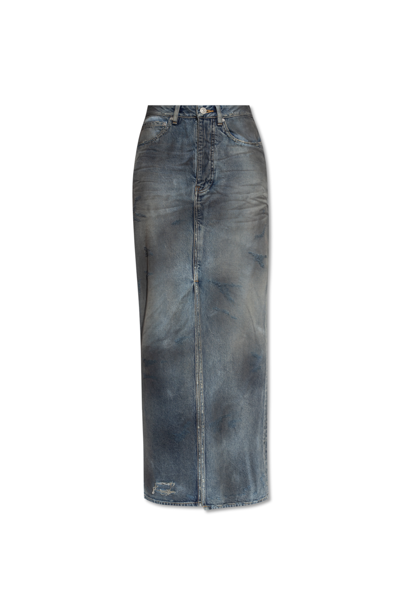 Balenciaga Denim skirt with vintage effect