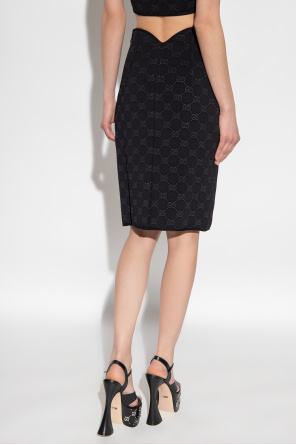 Gucci Monogrammed skirt