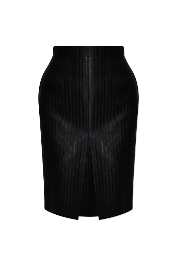 Saint Laurent Spódnica ze wzorem w pasy