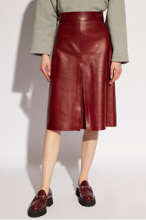 Gucci Handle Leather skirt