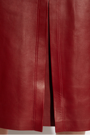 Gucci Leather skirt