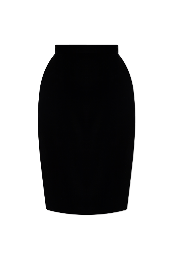 Velvet skirt od Saint Laurent