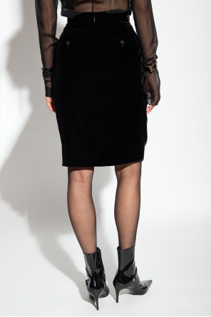 Saint Laurent Velvet skirt