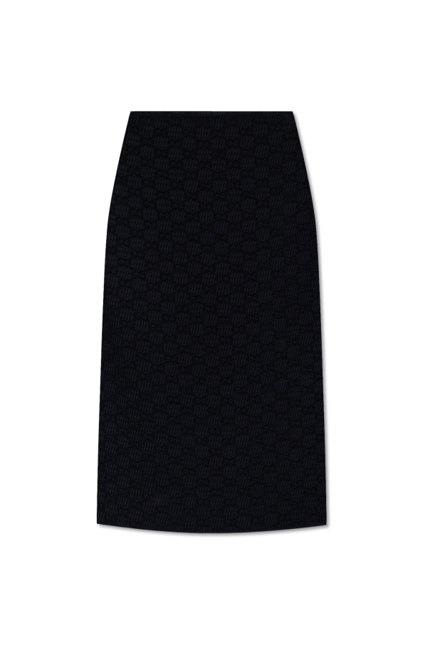 Pencil skirt od embroidered Gucci