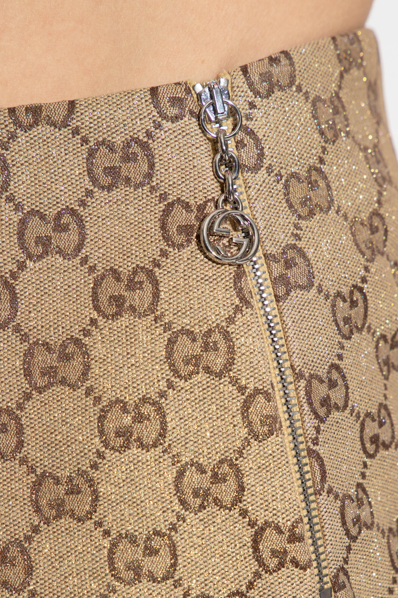 Gucci Gucci GG logo-plaque shoulder bag