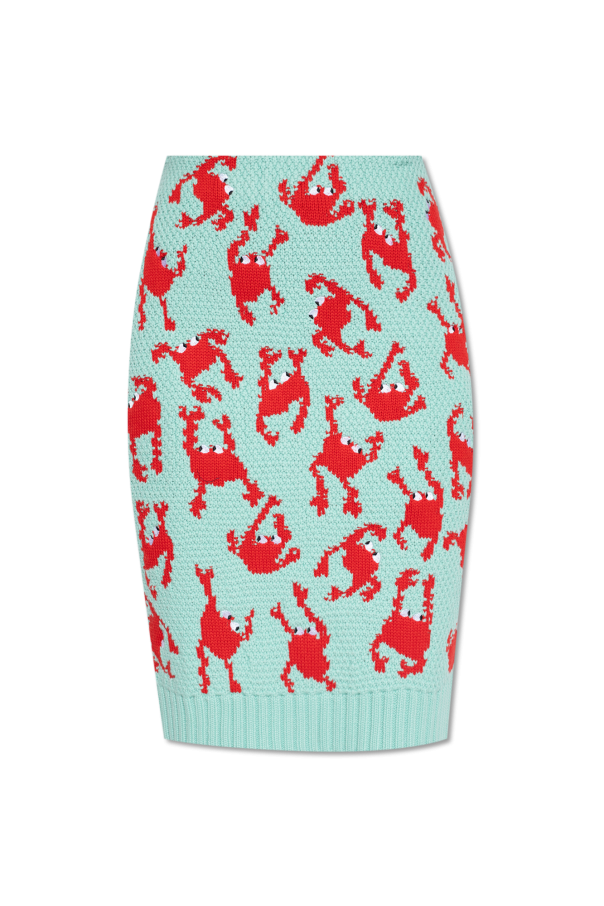 Bottega Veneta Skirt with crab pattern
