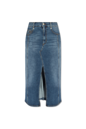 Jeansowa spódnica od Alexander McQueen