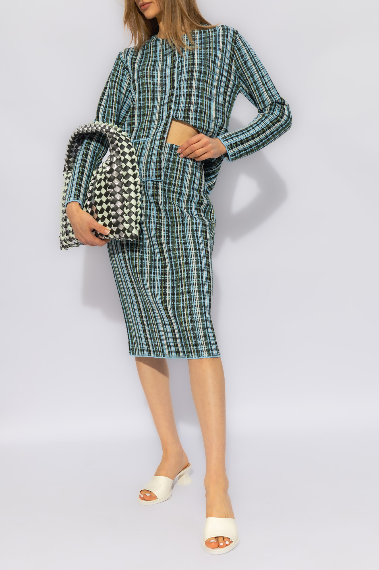 Bottega Veneta Checked skirt