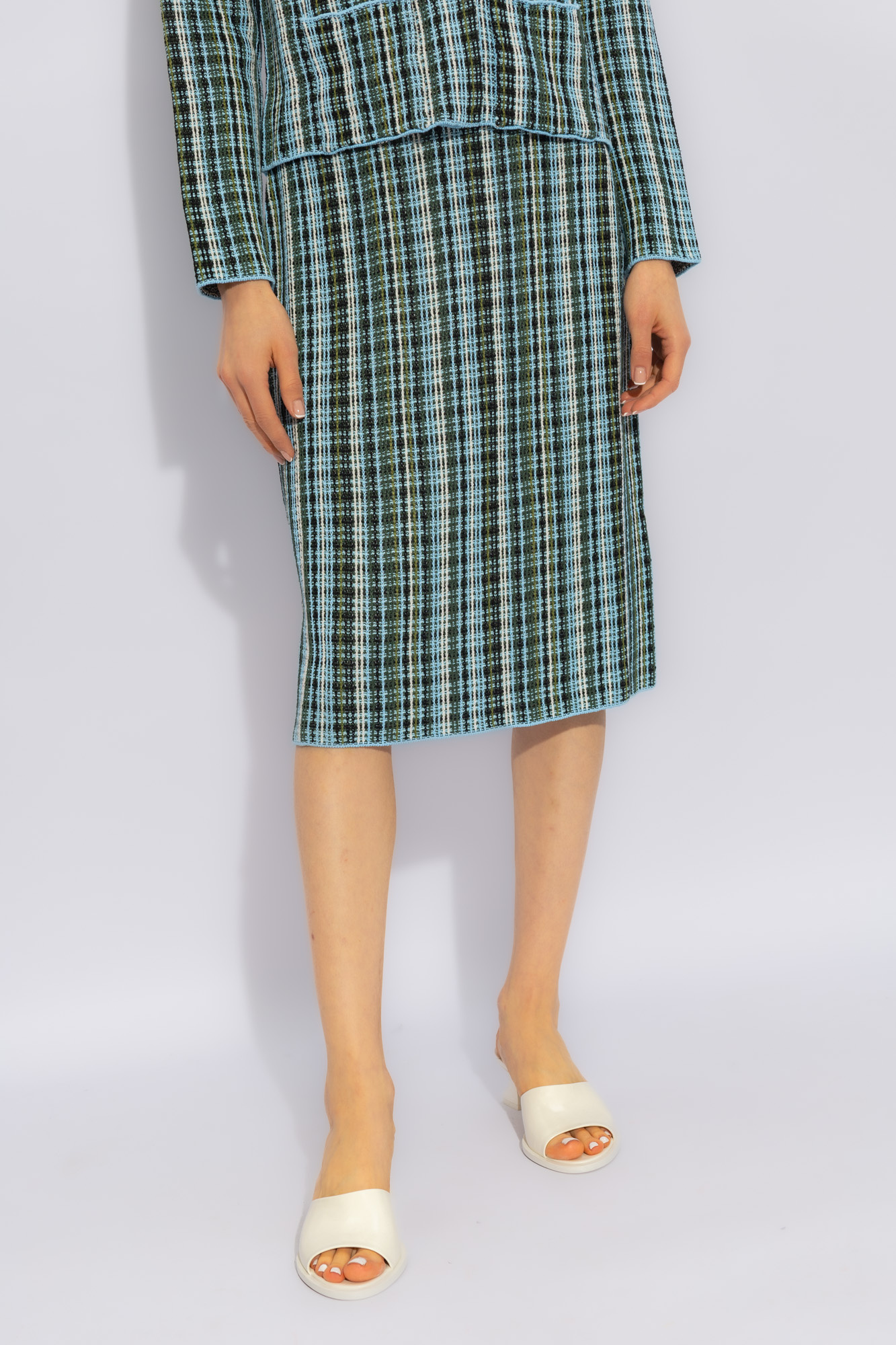 Bottega Veneta Checked skirt