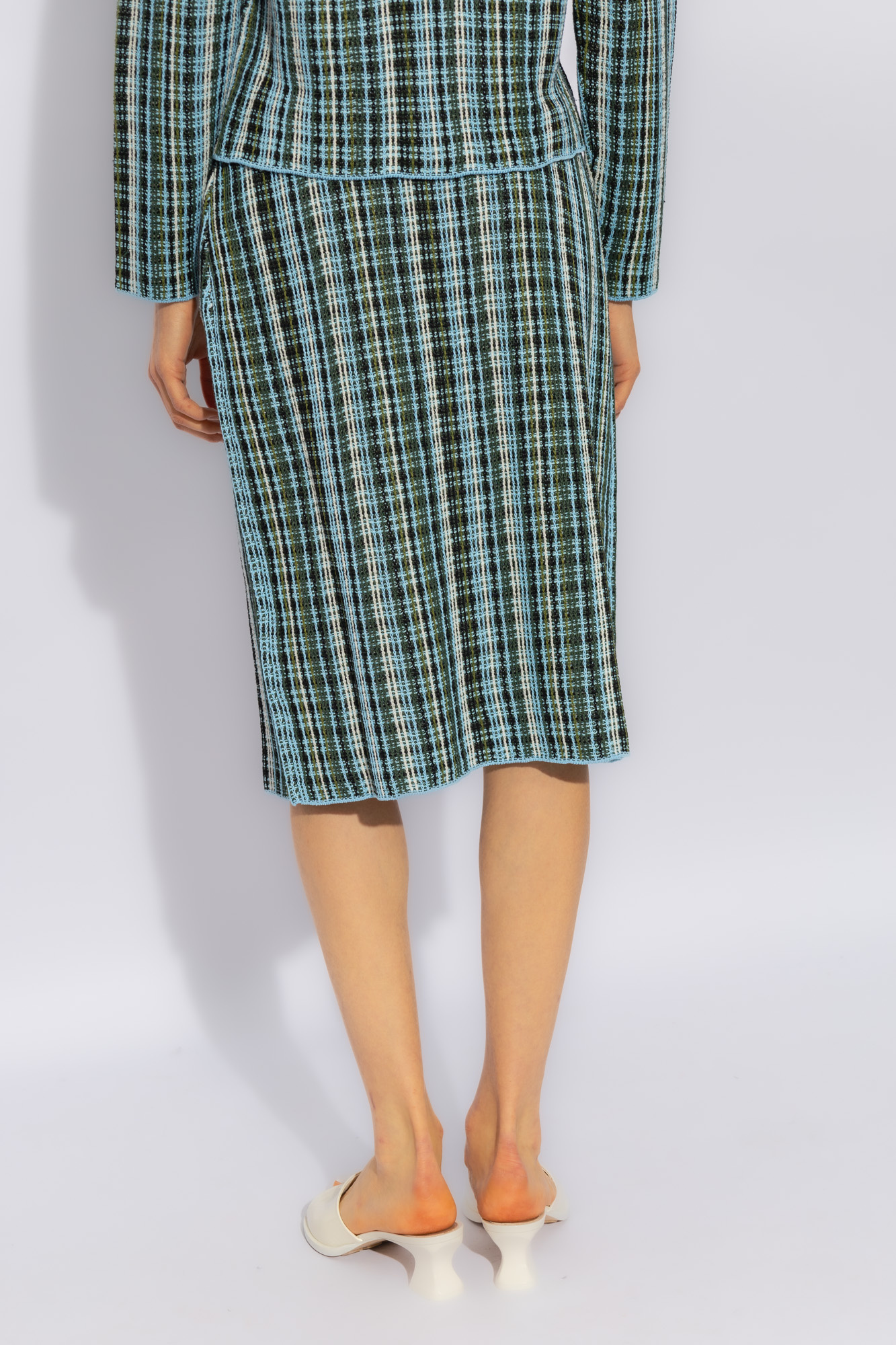 Bottega Veneta Checked skirt