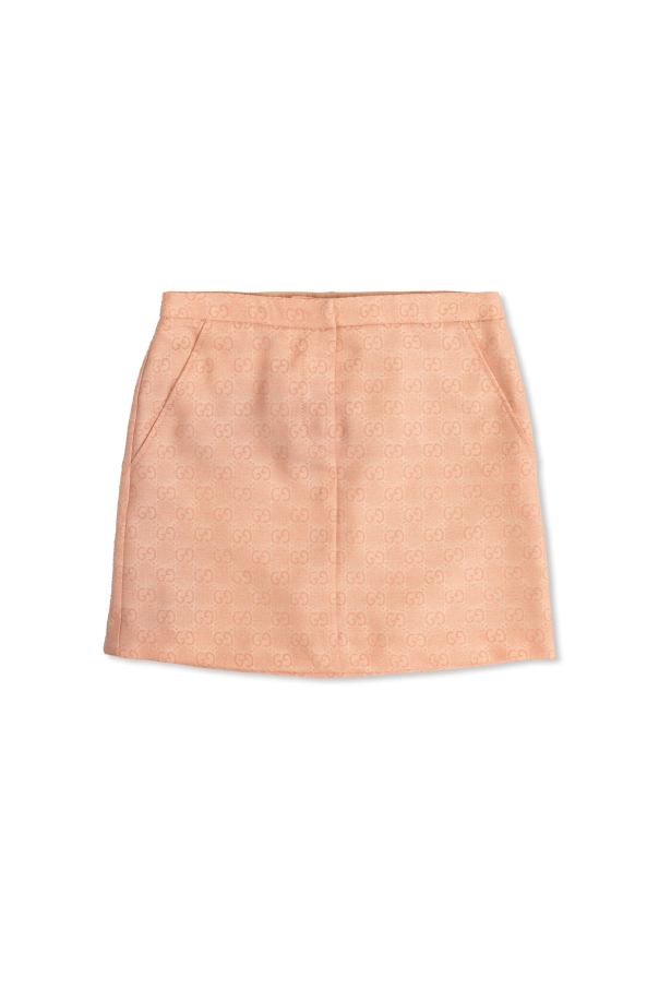 Gucci Kids Skirt with GG pattern