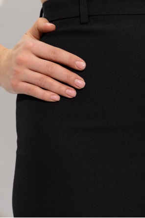Balenciaga Spódnica z koronkowym dołem