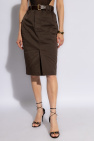 Saint Laurent BROWN Skirt with belt