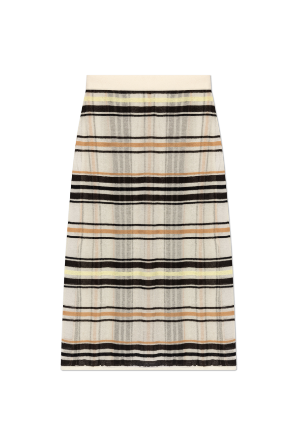 Bottega Veneta Striped pattern skirt