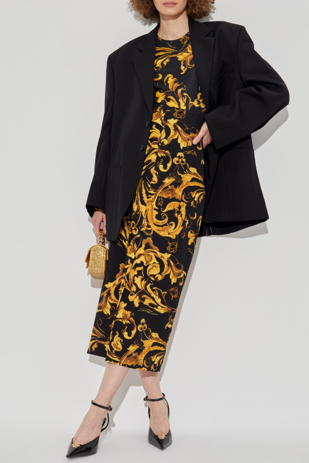 Versace Jeans Couture Falda con abertura trasera