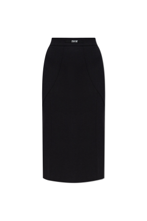 Falda con abertura trasera