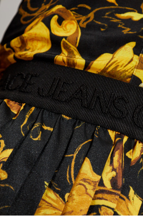 Versace Jeans Couture Pleated skirt with "Barocco" print
