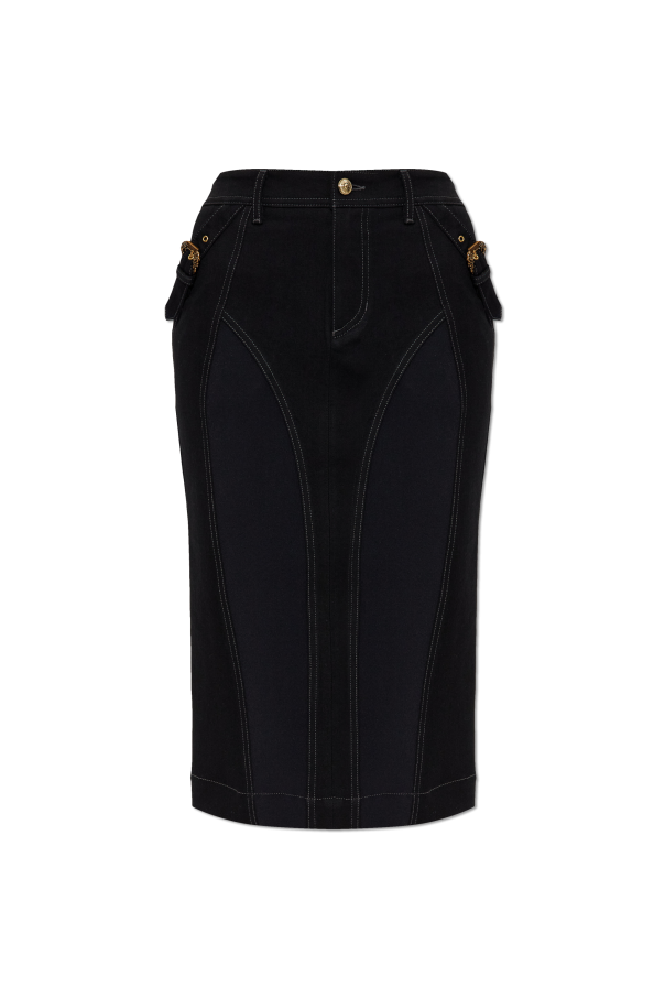 Skirt with back slit od Versace Jeans Couture
